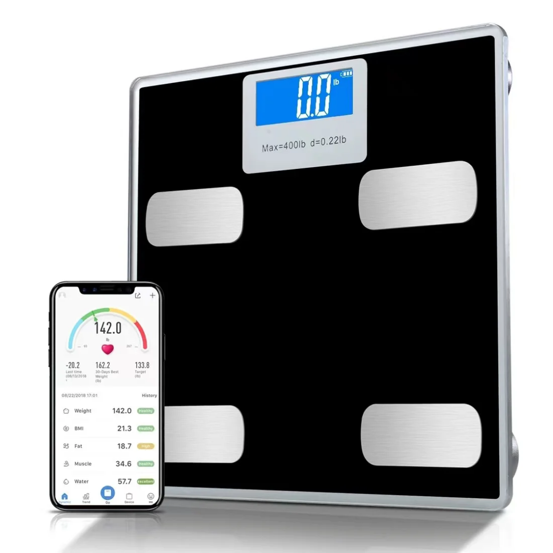 Smart Digital Body fat weight scale 180kg 396lb body composition scale